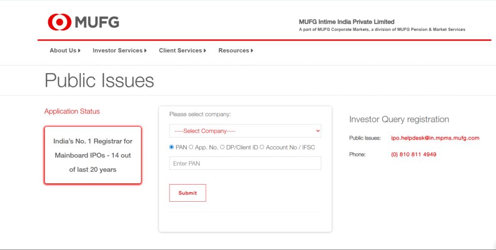 MUFG Intime India Pvt.Ltd.