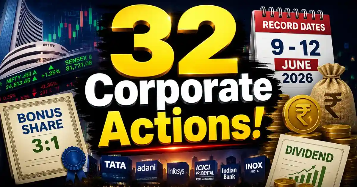 अगले हफ्ते 32 Corporate Actions की रिकॉर्ड डेट, Bonus Share और Dividend पर निवेशकों की नजर