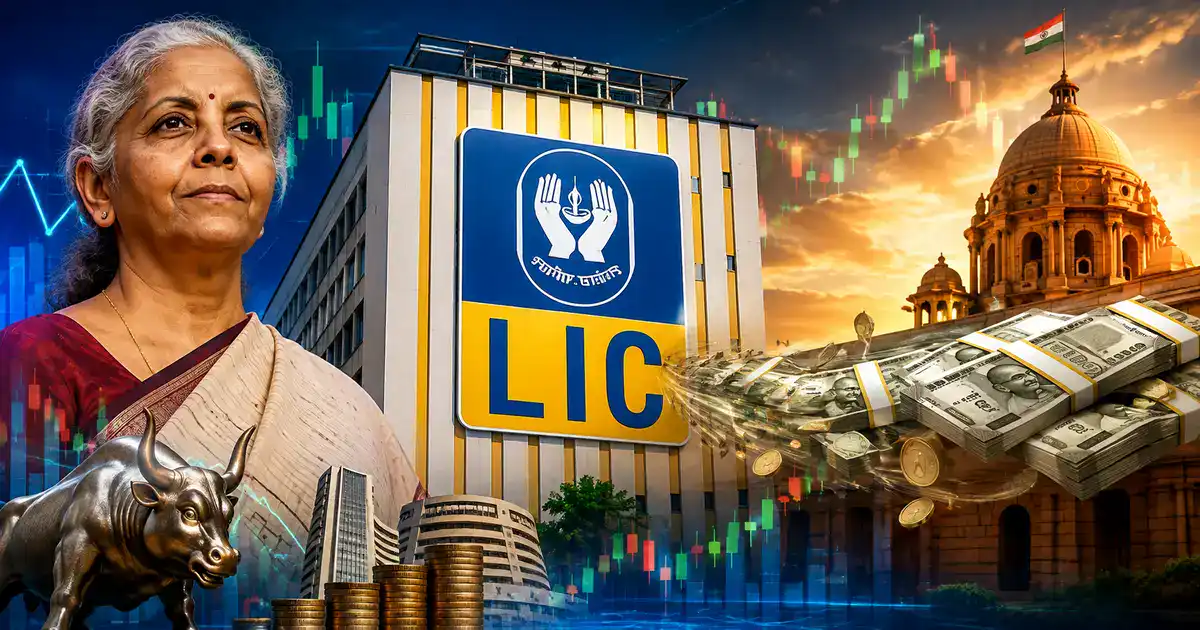 LIC OFS government stake sale at ₹382 floor price