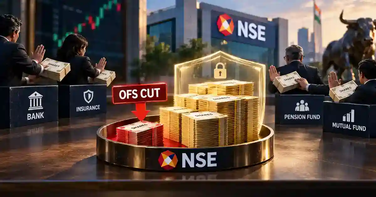 NSE IPO OFS में हिस्सेदारी बिक्री घटने की जानकारी