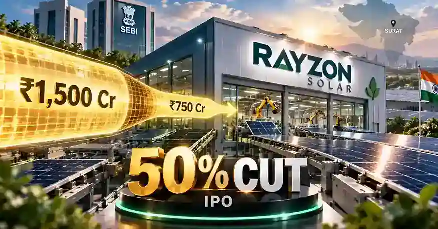 Rayzon Solar IPO ₹750 करोड़ Fresh Issue और 3.5 GW Solar Cell Factory