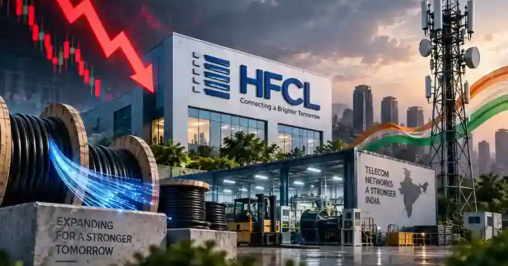 HFCL Share में गिरावट के बीच ₹820 करोड़ के निवेश की घोषणा
