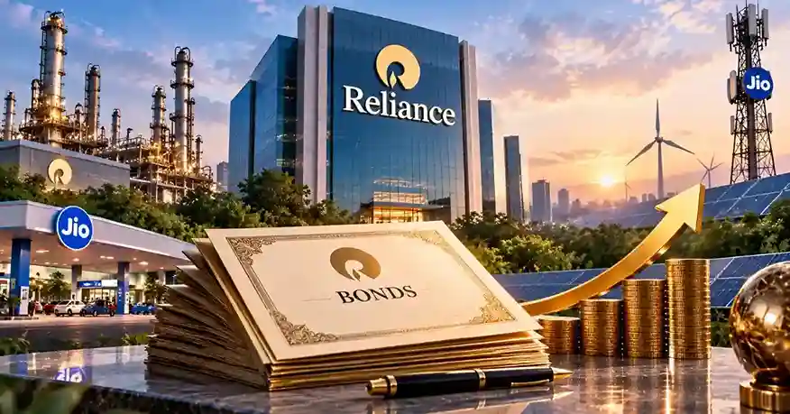 Reliance Industries 5 साल के Bonds के जरिए ₹12,500 करोड़ तक जुटाने की तैयारी में है। जानिए Bond Issue की पूरी जानकारी।