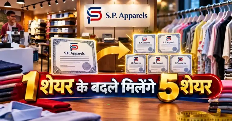 S.P. Apparels Stock Split