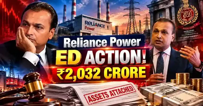 Reliance Power News: ED asset attachment order involving Sasan Power shares worth ₹2,026.65 crore