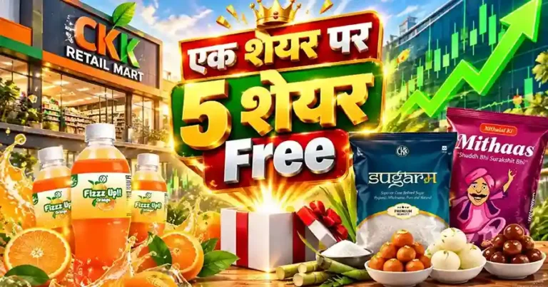 CKK Retail Mart bonus share announcement and 5:1 bonus issue details